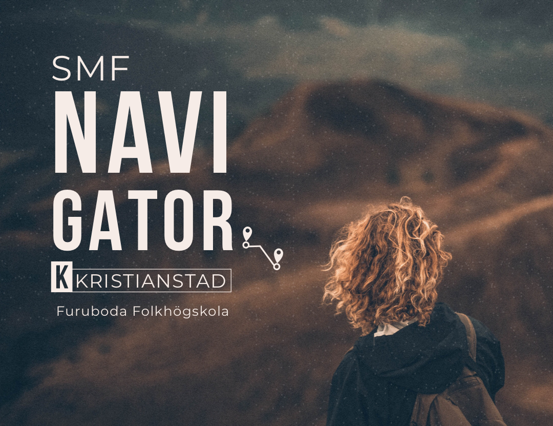 En person ser ut över ett landskap