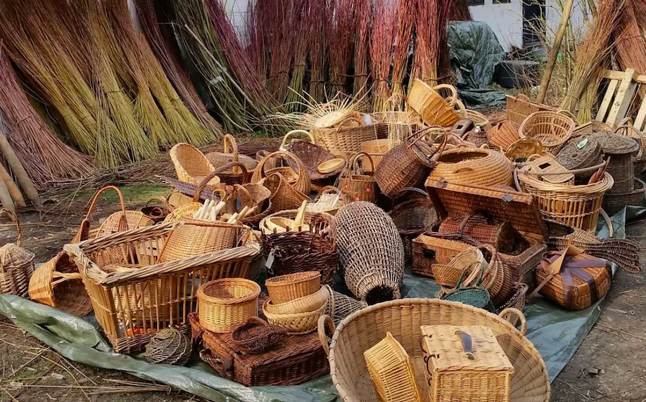 Korg-och pilflätning